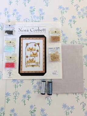 Mirabilia Nora Corbett 12 Days of Christmas Three French Hens Cross Stitch Kit